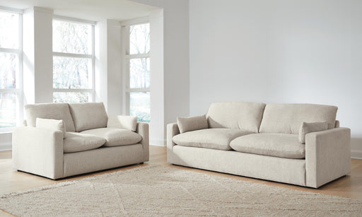 Refined Sofa and Loveseat