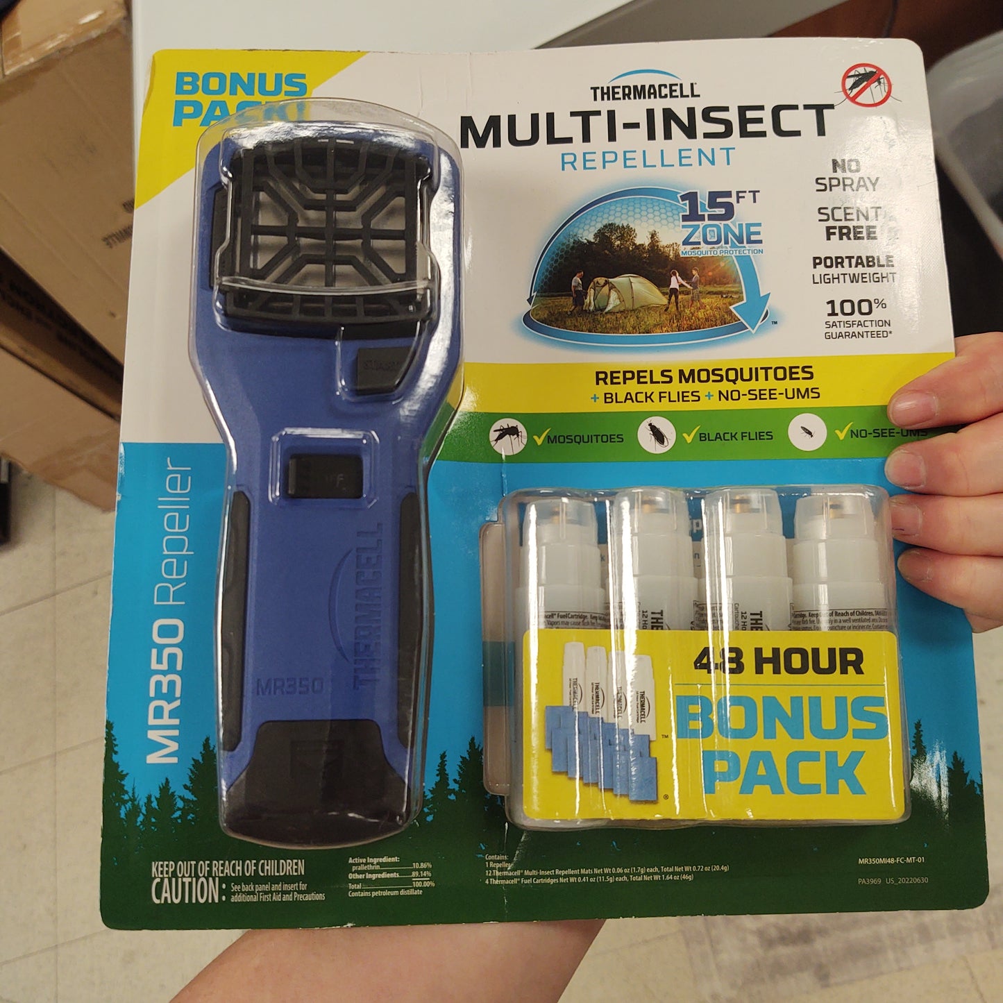 ThermaCELL mosquito repellent blue