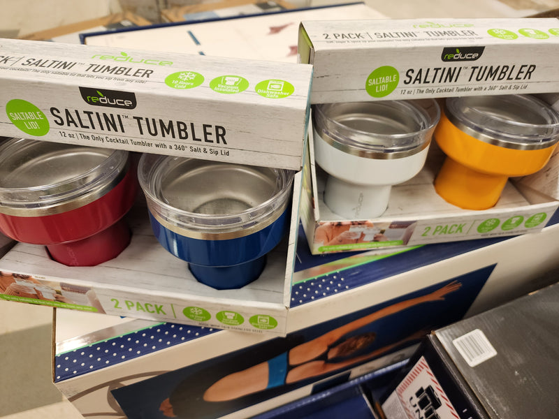 2 Pack Saltini Tumbler WHITE YELLOW