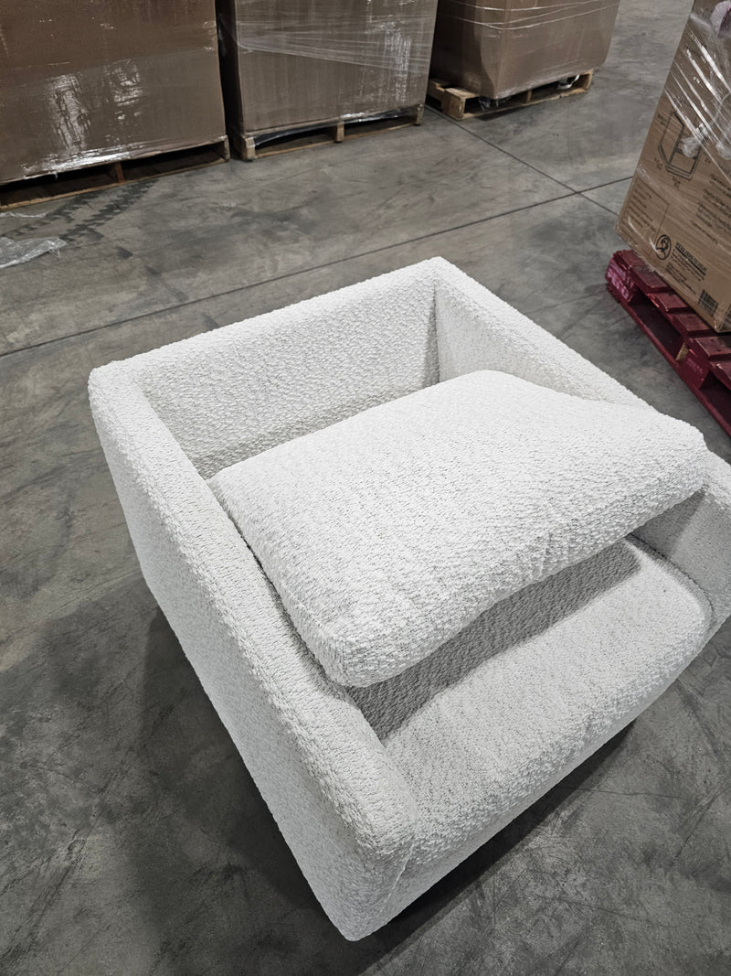 Auction Brand New in Box FABRIC SWIVEL CHAIR