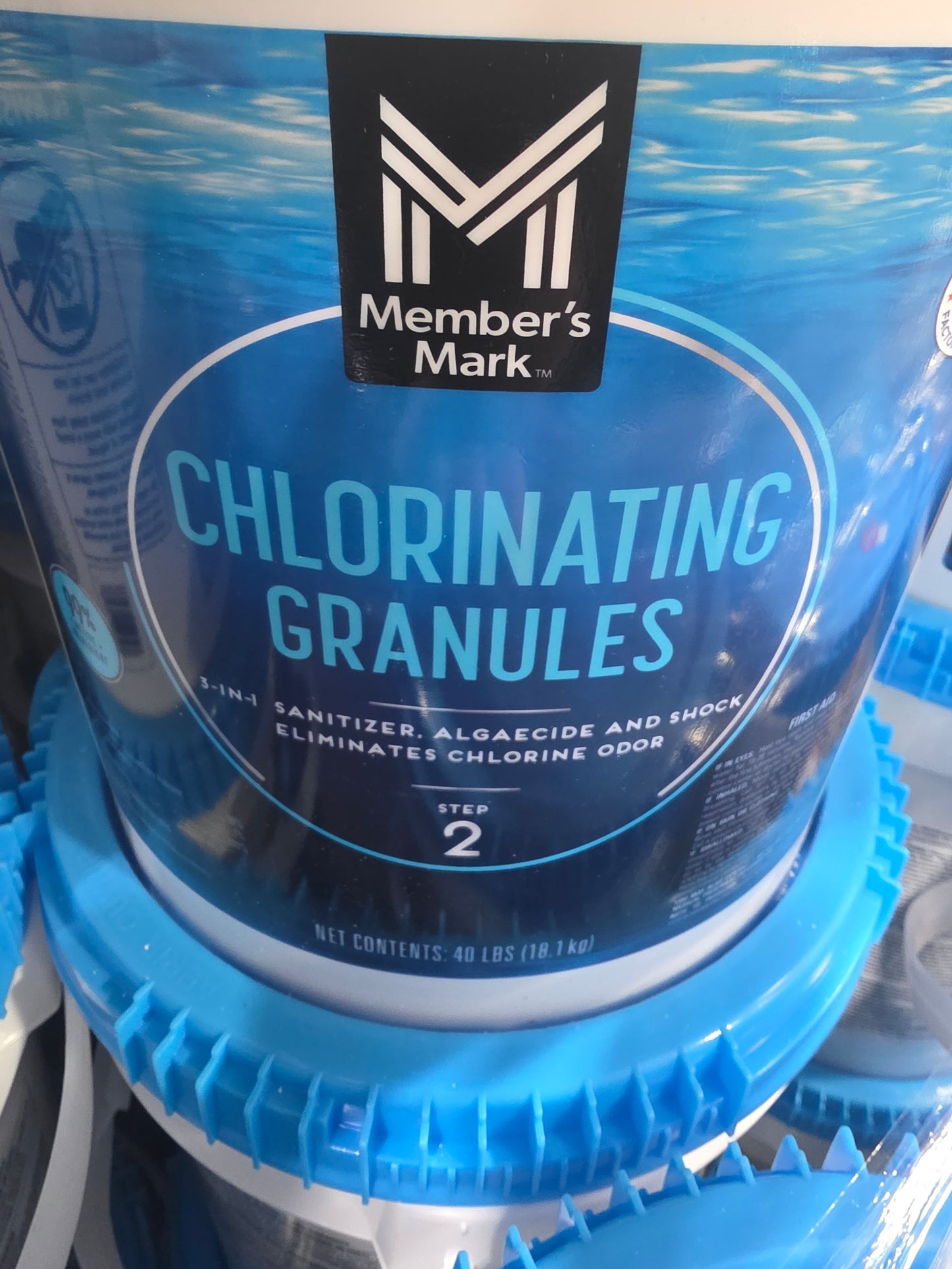 Pallet of 24 MM CHLORINATING GRANULES