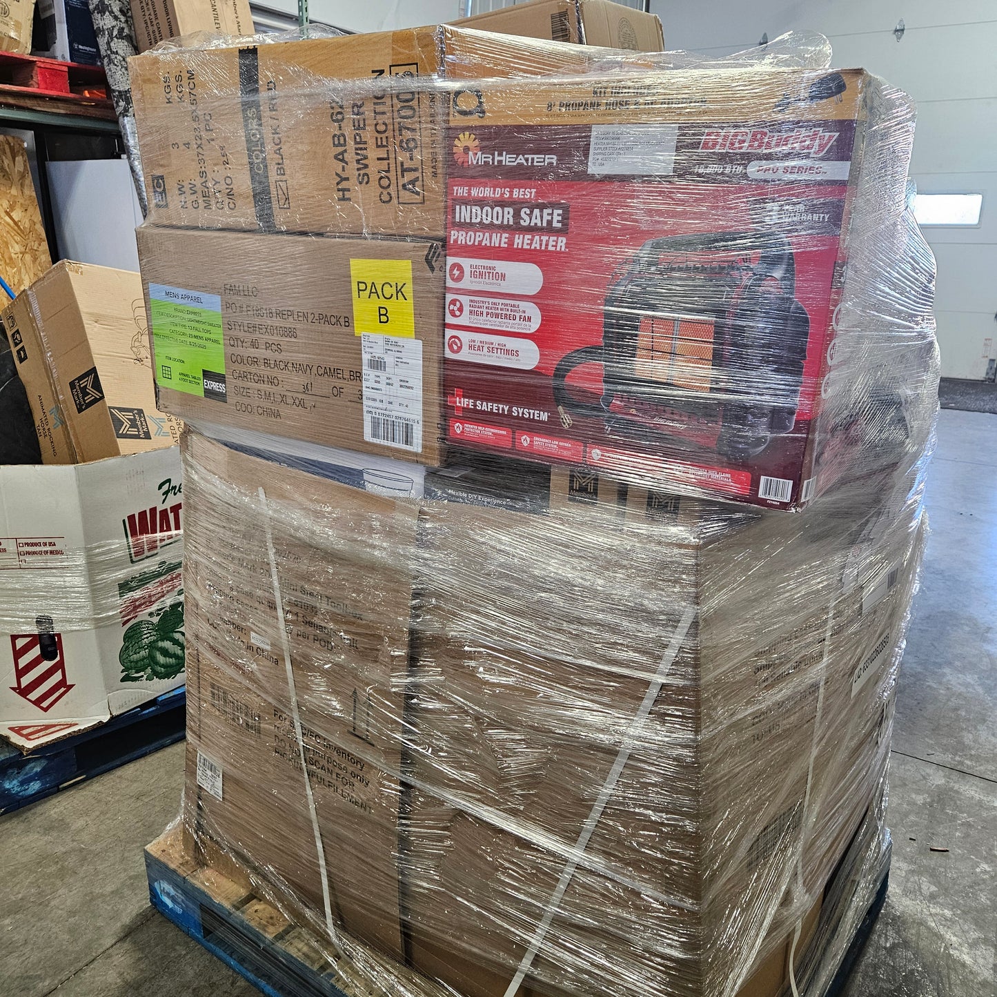 63310226028505- MIX CLOTHING/HOMEGOODS PALLET #2