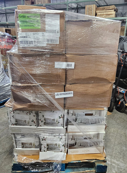 63310226030610 - MIX CLOTHING/BEDDING PALLET #3