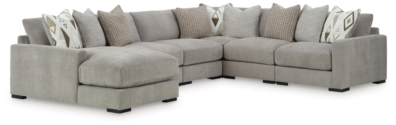 Aslan Court 6-Piece Sectional with Chaise