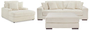 Lindyn 2-Piece Sectional, Chaise and Oversized Ottoman