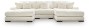 Lindyn 3-Piece Sectional with Double Chaise