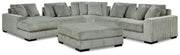 Lindyn 5-Piece Sectional and Ottoman
