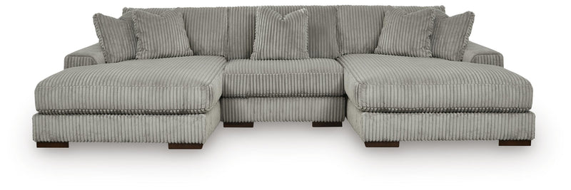 Lindyn 3-Piece Sectional with Double Chaise