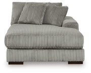 Lindyn 4-Piece Sectional with Chaise and Oversized Accent Ottoman