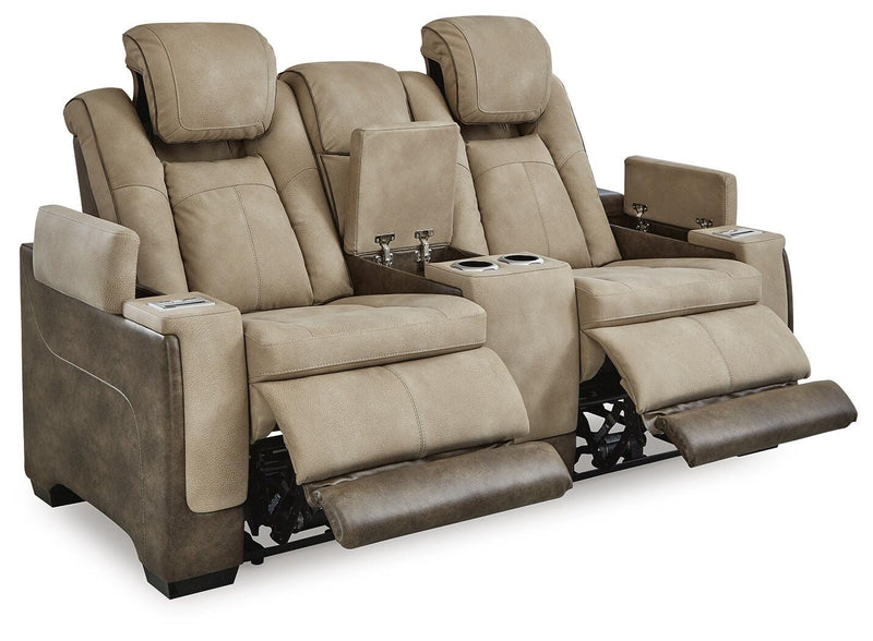 Next-Gen Durapella Power Reclining Loveseat and Power Recliner