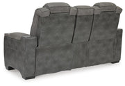 Next-Gen Durapella Power Reclining Loveseat with Console