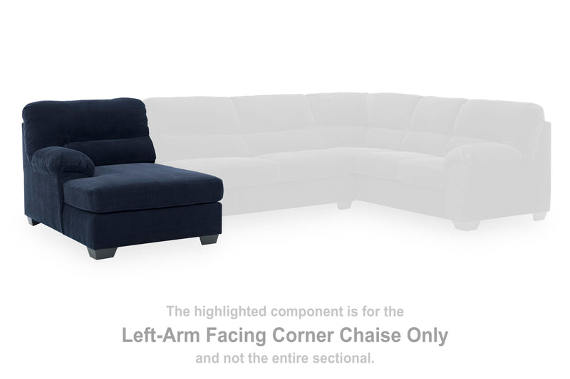 SimpleJoy Left-Arm Facing Corner Chaise