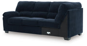 SimpleJoy Left-Arm Facing Sofa with Corner Wedge