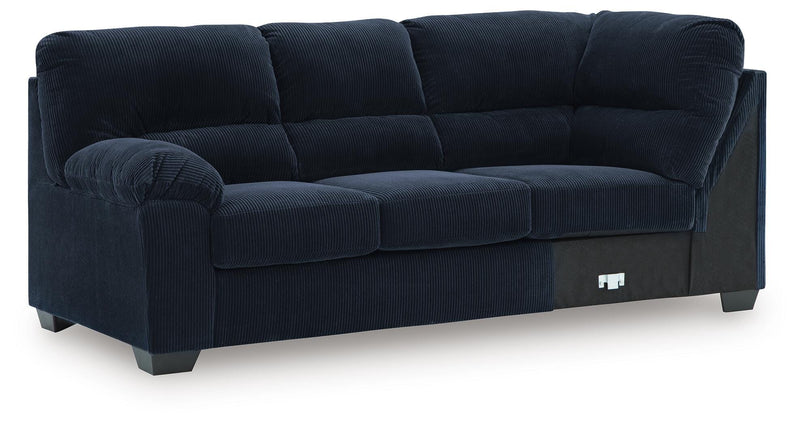 SimpleJoy Left-Arm Facing Sofa with Corner Wedge