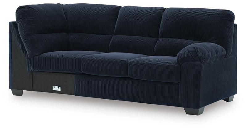 SimpleJoy Right-Arm Facing Sofa with Corner Wedge