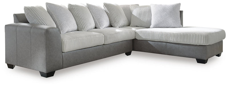 Clairette Court 2-Piece Sectional with Chaise