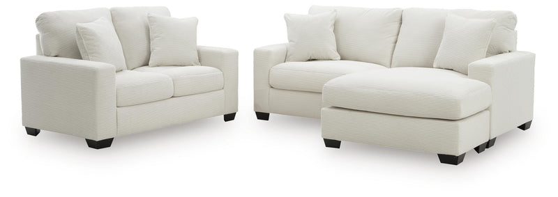 Greenbriar Sofa Chaise and Loveseat