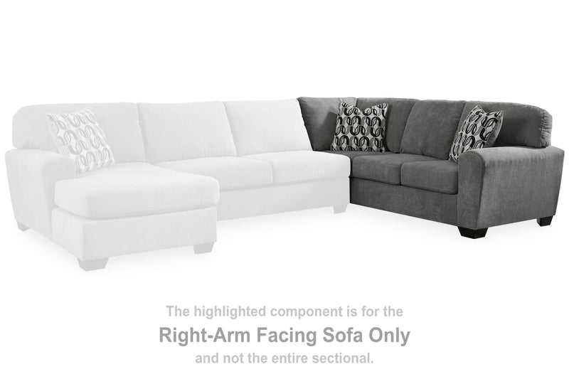 Birkdale Court Right-Arm Facing Sofa with Corner Wedge