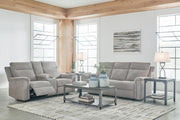 Barnsana Power Reclining Sofa and Loveseat