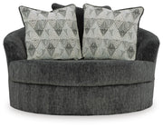 Biddeford 2-Piece Sectional and Oversized Swivel Accent Chair