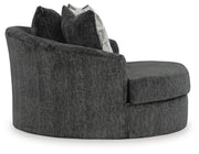 Biddeford 2-Piece Sectional and Oversized Swivel Accent Chair