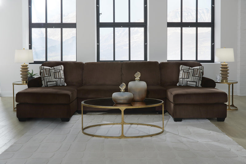 Kimlee 3-Piece Sectional with Double Chaise