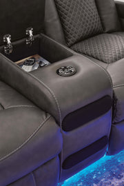 Fyne-Dyme Power Reclining Sofa and Loveseat