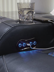 Fyne-Dyme Power Reclining Sofa and Loveseat