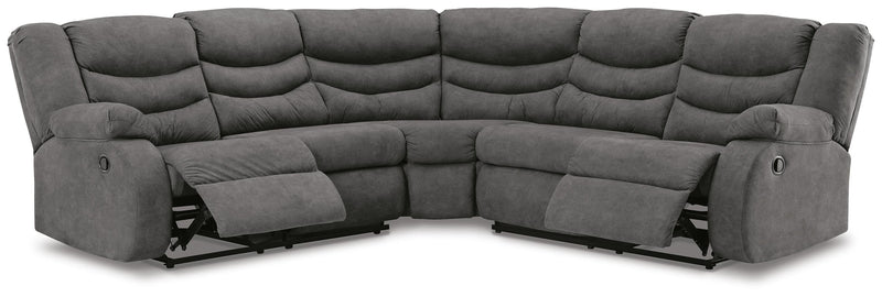 Partymate 2-Piece Reclining Sectional
