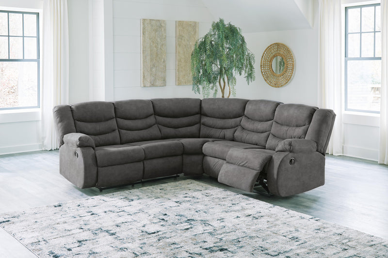 Partymate 2-Piece Reclining Sectional