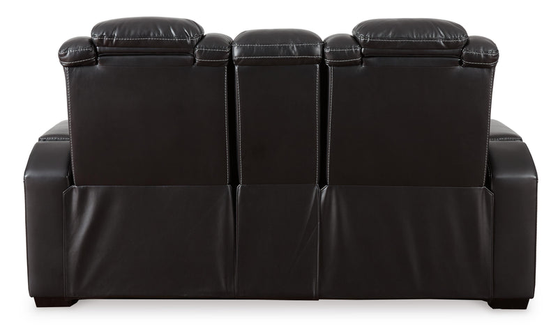 Party Time Power Reclining Loveseat with Console