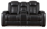 Party Time Power Reclining Loveseat with Console
