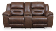 Stoneland Reclining Loveseat with Console