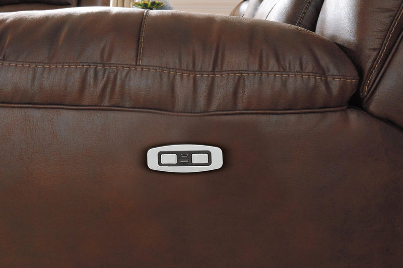 Stoneland Power Reclining Loveseat with Console