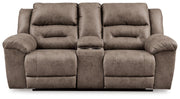 Stoneland Reclining Sofa and Power Reclining Loveseat