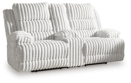Rhines Falls Power Reclining Loveseat with Console