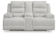 Rhines Falls Power Reclining Loveseat with Console