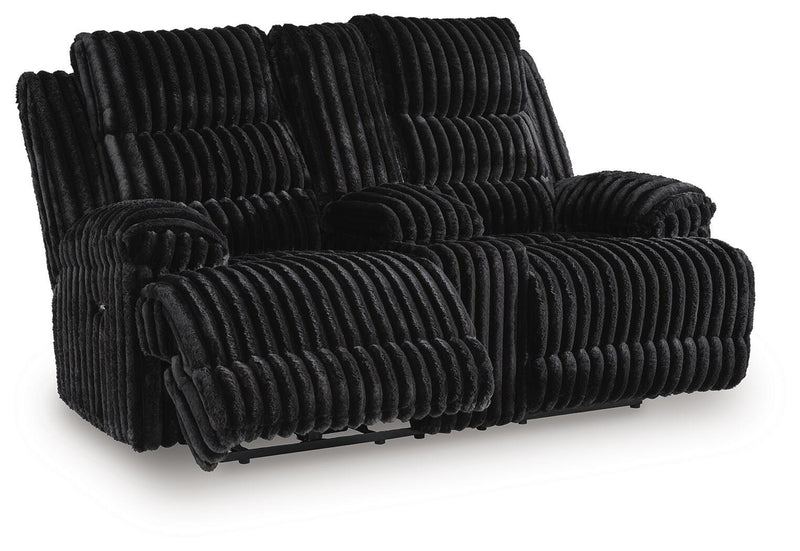 Rhine Falls Power Reclining Loveseat with Console