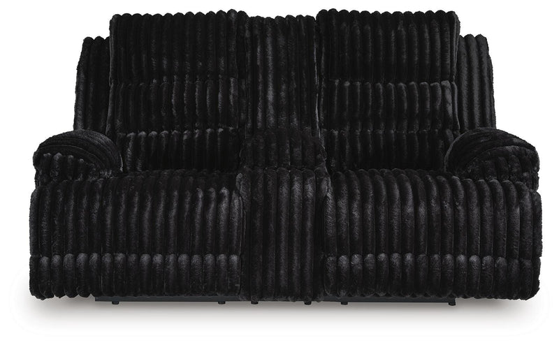 Rhine Falls Power Reclining Loveseat with Console
