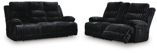 Rhine Falls Power Reclining Sofa and Loveseat