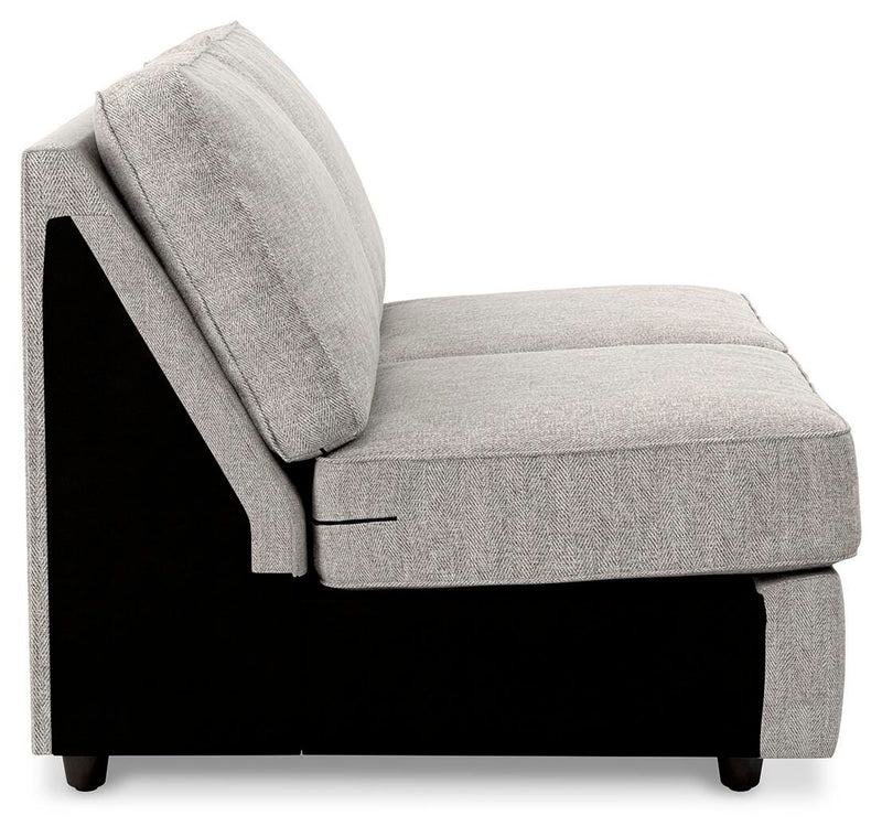 Ashlor Nuvella® Armless Loveseat