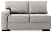 Ashlor Nuvella® Left-Arm Facing Loveseat