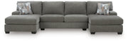 Clarington 3-Piece Sectional with Double Chaise