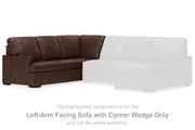 McDowlan Left-Arm Facing Sofa with Corner Wedge