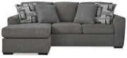 Gardiner Sofa Chaise and Ottoman