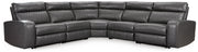 Samperstone 5-Piece Power Reclining Sectional