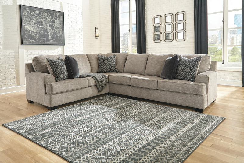 Bovarian 3-Piece Sectional and Ottoman