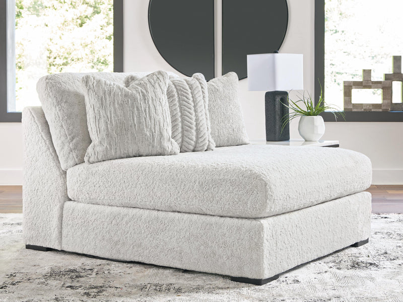 Cuddle Plush Oversized Armless Chaise