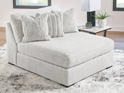 Cuddle Plush Oversized Armless Chaise