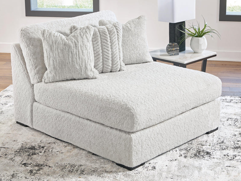 Cuddle Plush Oversized Armless Chaise